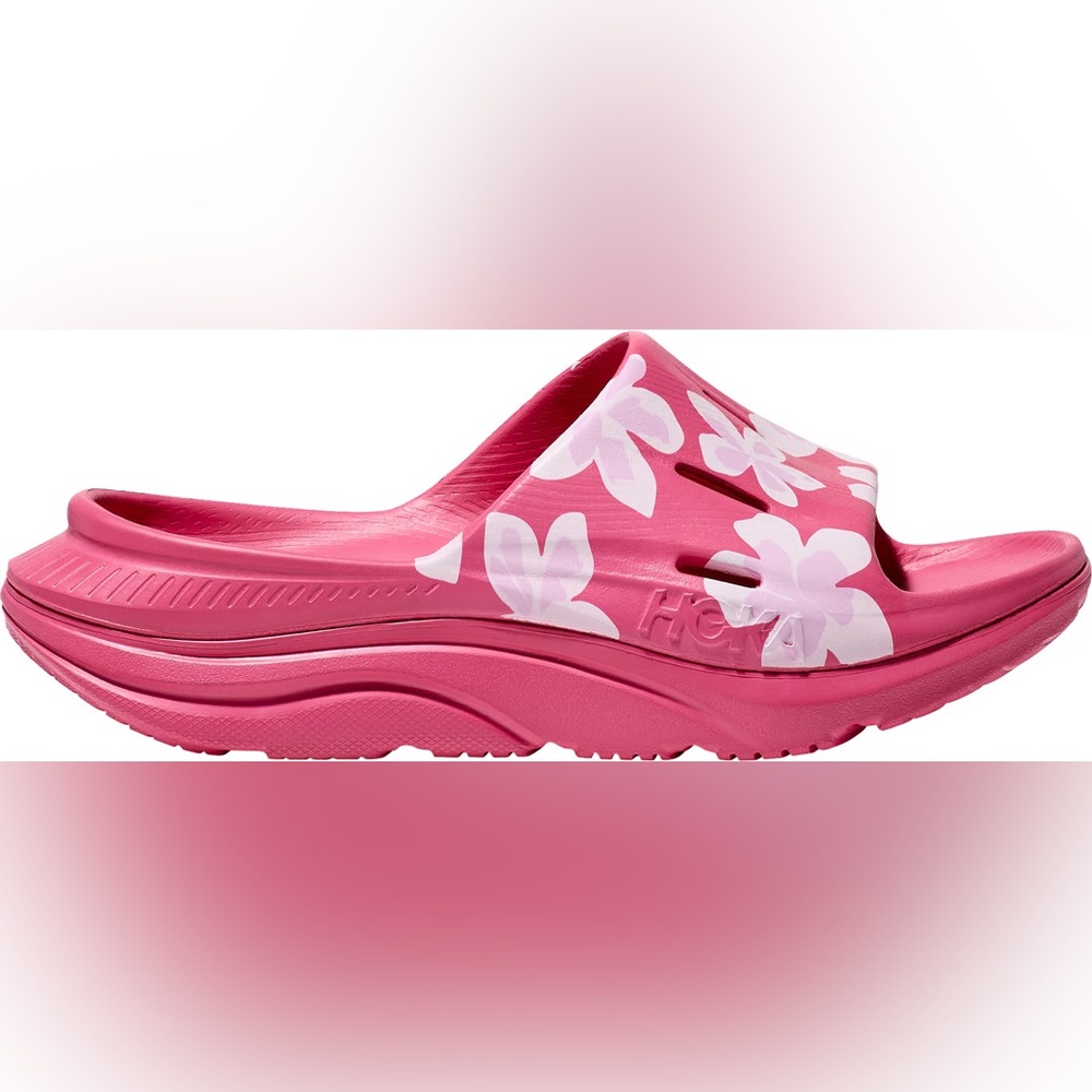 Hoka Vibrant Bloom Ora 3 Slide - Sorbet